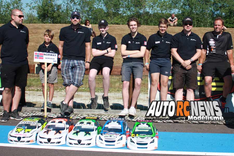 championnat d'europe piste 1/5ème thermique tc et f1 à tourlaville club tmb du 9 au 14 juillet 2018.