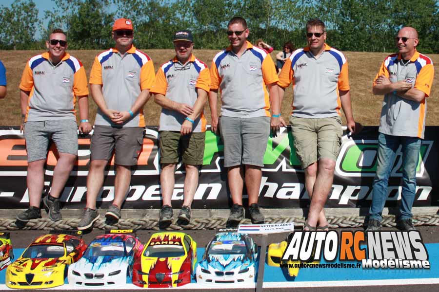 championnat d'europe piste 1/5ème thermique tc et f1 à tourlaville club tmb du 9 au 14 juillet 2018.