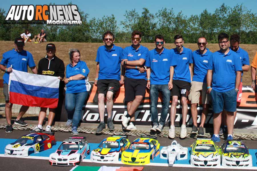 championnat d'europe piste 1/5ème thermique tc et f1 à tourlaville club tmb du 9 au 14 juillet 2018.