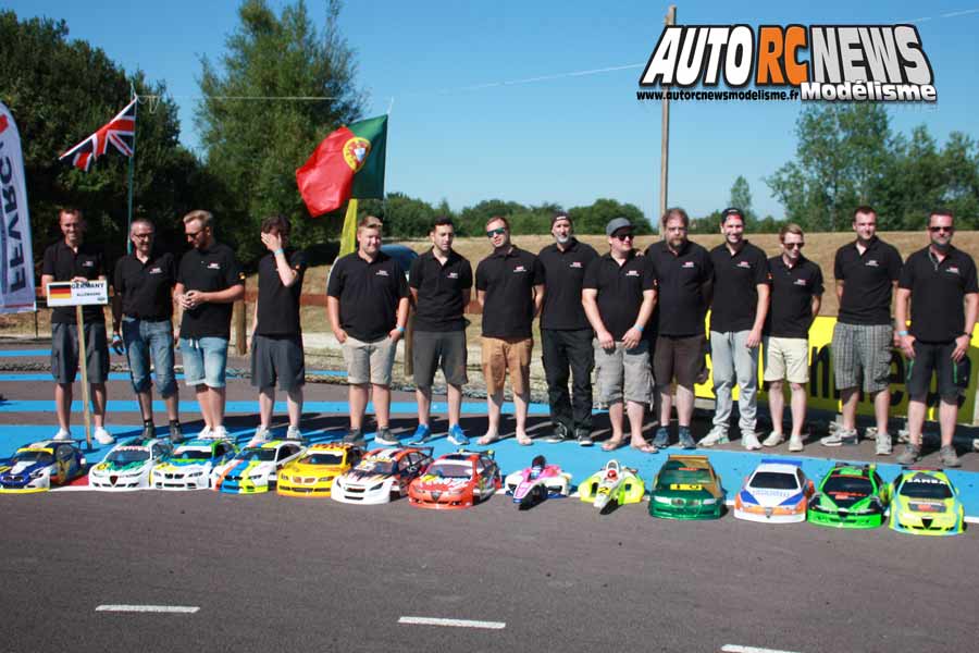 championnat d'europe piste 1/5ème thermique tc et f1 à tourlaville club tmb du 9 au 14 juillet 2018.