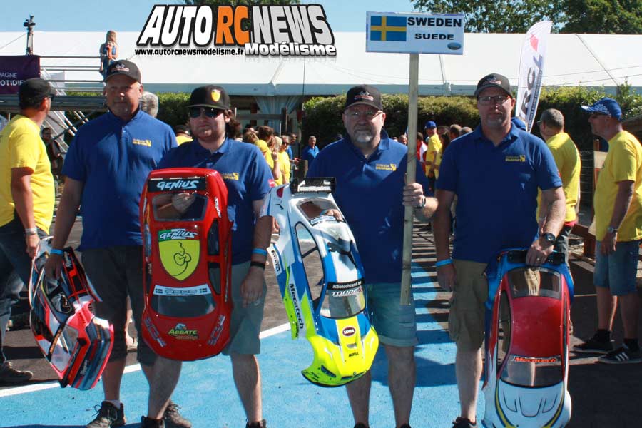 championnat d'europe piste 1/5ème thermique tc et f1 à tourlaville club tmb du 9 au 14 juillet 2018.