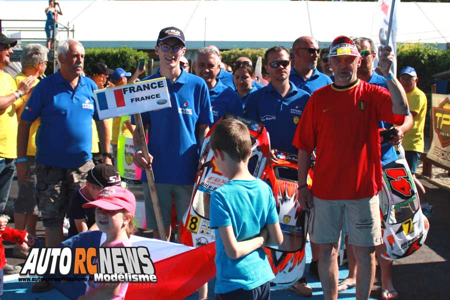 championnat d'europe piste 1/5ème thermique tc et f1 à tourlaville club tmb du 9 au 14 juillet 2018.