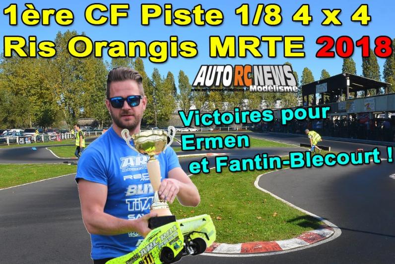 1ère cf piste 1/8 4 x 4 à ris orangis club mrte les 14 et 15 avril 2018.