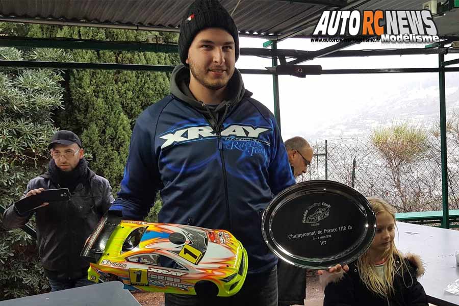 1ère cf piste 1/10 200 et 235 mm et gt8 à la turbie club trc du 2 au 4 mars 2018.