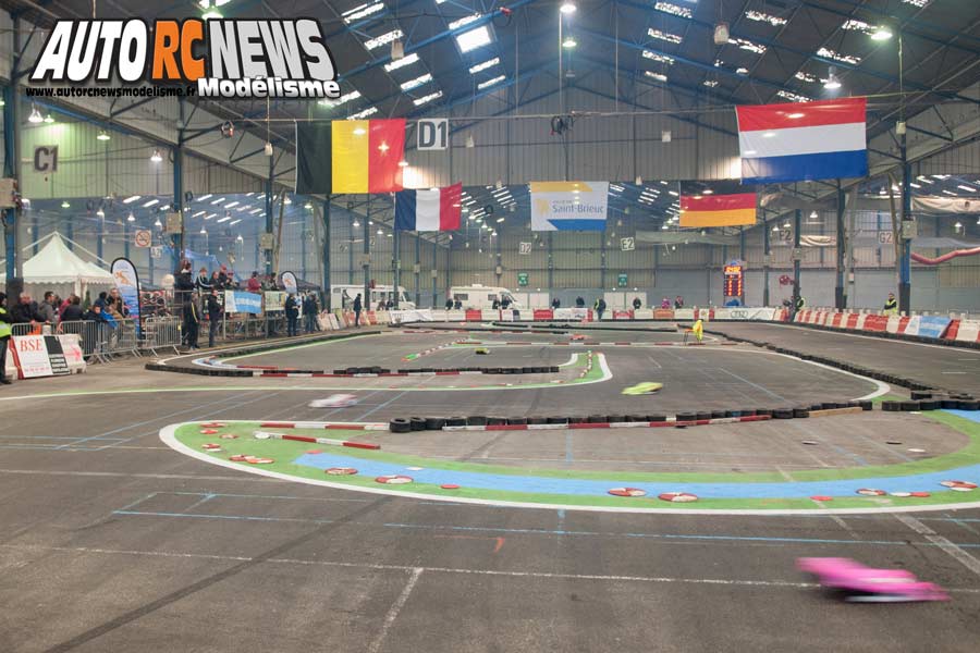 17ème grand prix de saint brieuc piste 1/8 thermique 4 x 4, classique et bls et piste 1/10 du 16 au 18 février 2018.