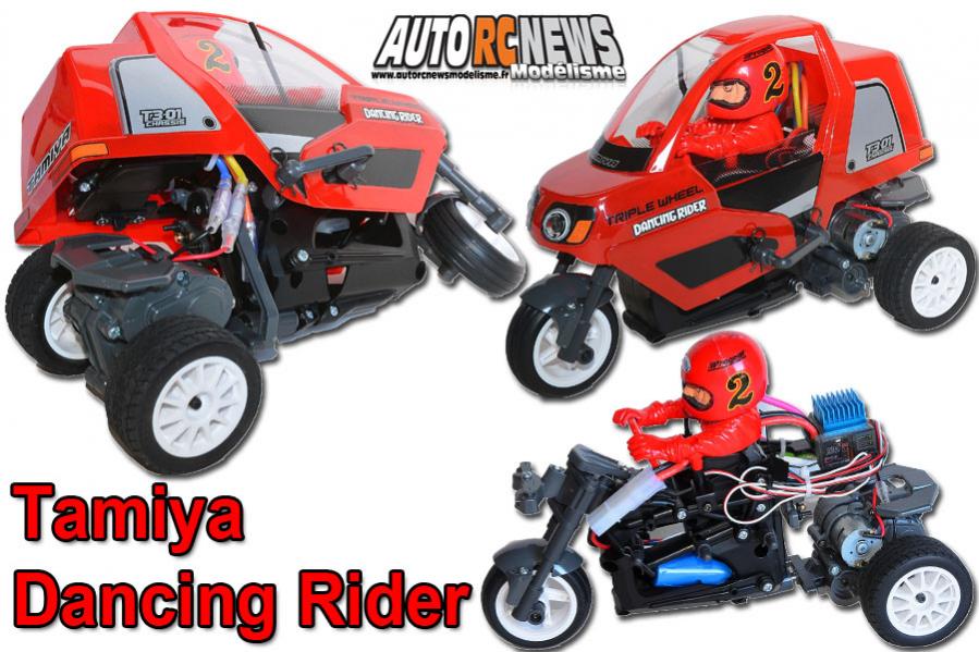 tamiya dancing rider trike 1/8 électrique réf : 57405 distribué par t2m sur base châssis t3-01 tamiya dancing rider trike 1/8 électrique réf : 57405 distribué par t2m sur base châssis t3-01