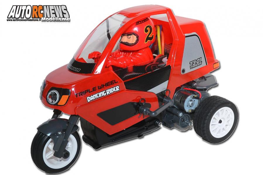 tamiya dancing rider trike 1/8 électrique réf : 57405 distribué par t2m sur base châssis t3-01