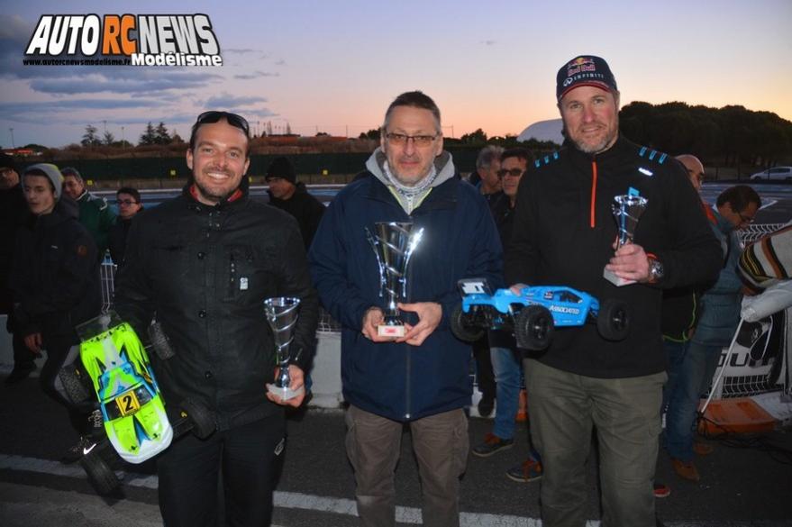 mini racing tour de provence à montpellier sur la piste amo, rallygame, db8sl et truck 1/10 brushless le 17 décembre 2017.