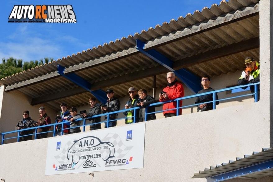 mini racing tour de provence à montpellier sur la piste amo, rallygame, db8sl et truck 1/10 brushless le 17 décembre 2017.