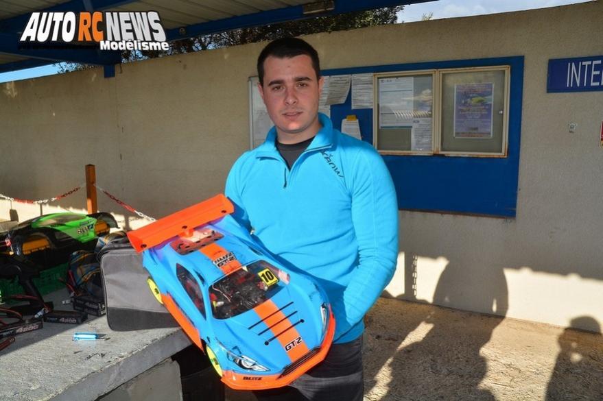 mini racing tour de provence à montpellier sur la piste amo, rallygame, db8sl et truck 1/10 brushless le 17 décembre 2017.
