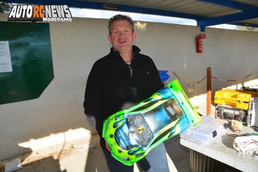 mini racing tour de provence à montpellier sur la piste amo, rallygame, db8sl et truck 1/10 brushless le 17 décembre 2017.