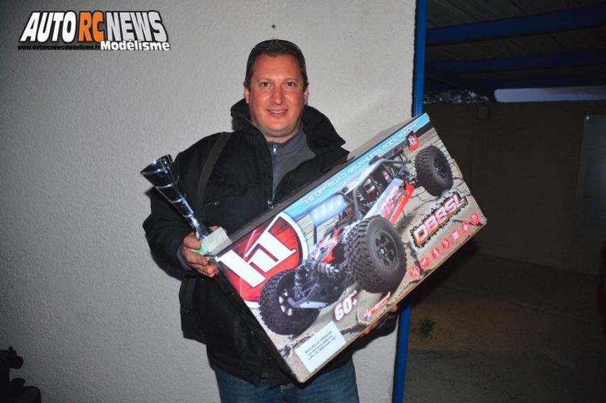mini racing tour de provence à montpellier sur la piste amo, rallygame, db8sl et truck 1/10 brushless le 17 décembre 2017.