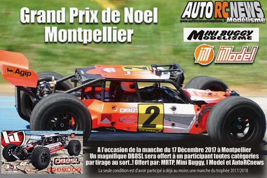 grand prix de noël à montpellier club amo avec un hobbytech db8sl à gagner offert par mini buggy et imodel.