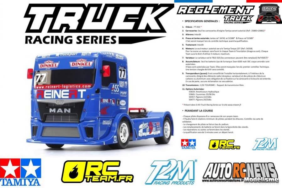 challenge truck racing series by t2m et rc team sur des camions tamiya tt-01e à partir de 2018. challenge truck racing series by t2m et rc team sur des camions tamiya tt-01e à partir de 2018.