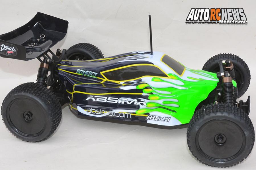 voiture absima ab2.4 buggy 1/10 rtr réf : 12205 avec moteur brushed distribué par gvp racing.