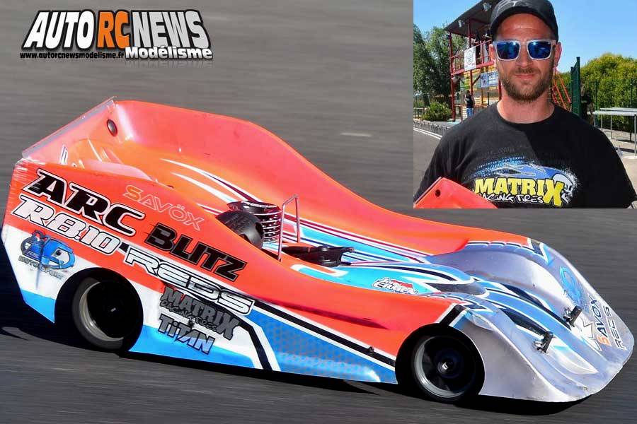 vidéo de l'ARC r8.1 piste 1/8 thermique pilotée par john ermen à monteux