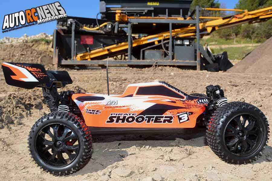 Pirate Shooter RTR Brushless T2M 1/10 : Voiture électrique RTR