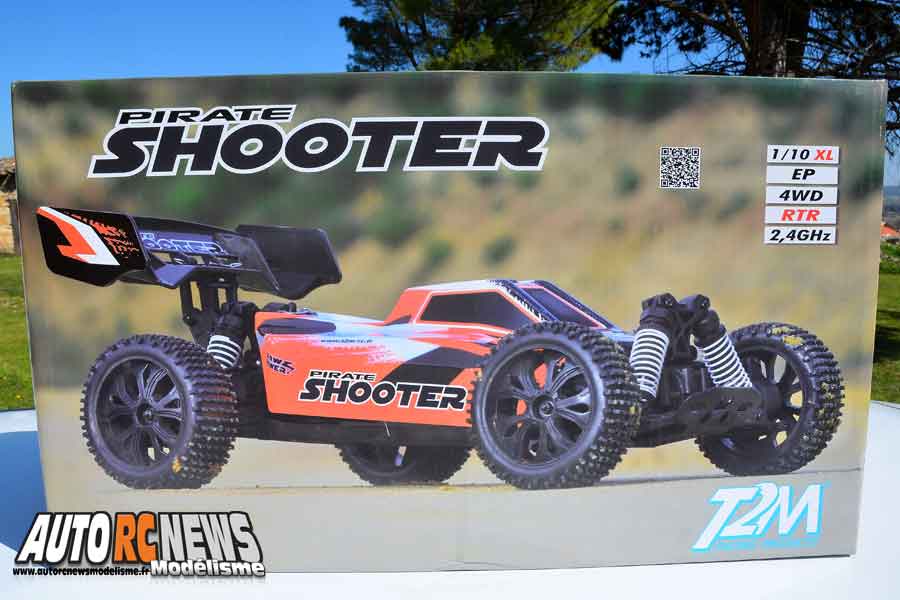 T2M Voiture RC Buggy PIRATE Shooter 4WD RTR Orange / Bleu _ R-Models