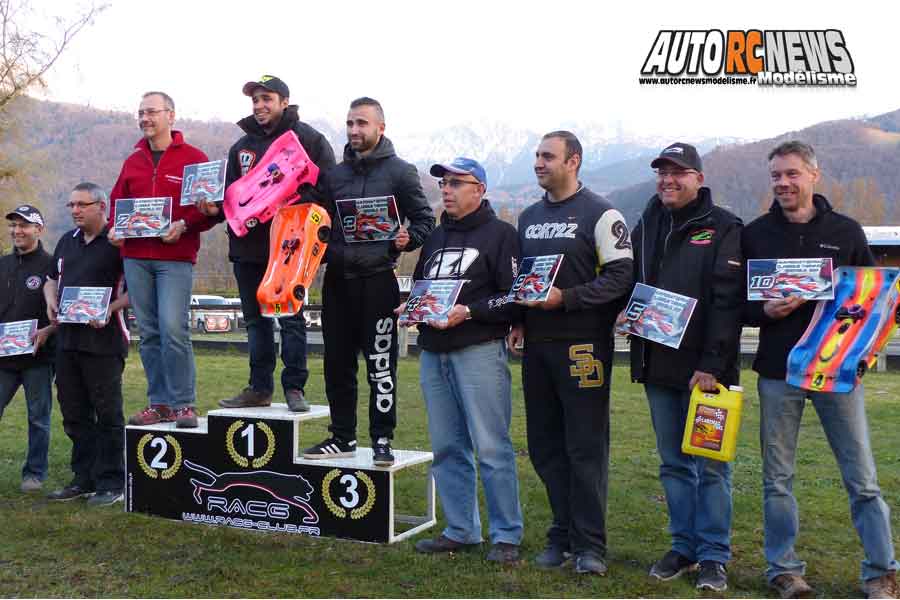 reportage 1ère cf piste 1/8 classique à grenoble club racg les 11 et 12 mars 2017.