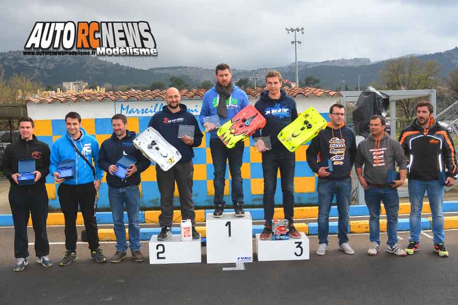 1ère cf piste 1/8ème libre thermique à marseille au club mmm saint menet les 11 et 12 mars 2017.