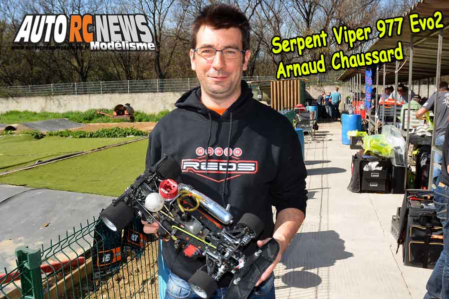 vidéo cf piste 1/8 libre marseille arnaud chaussard sur serpent 977 viper evo2 club mmm les 11 et 12 mars 2017.