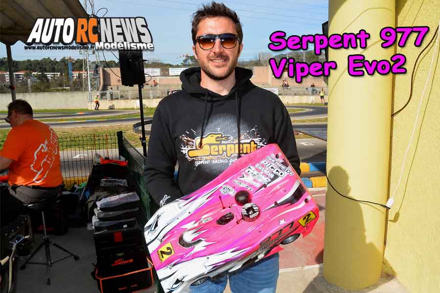 vidéo cf piste 1/8 libre marseille anthony abisset sur serpent 977 viper evo2 club mmm les 11 et 12 mars 2017.