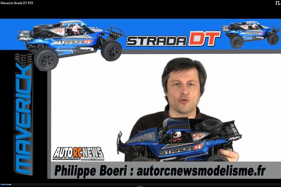 vidéo maverick strada dt brushed 1/10 4 x 4 rtr réf : mv12620. vidéo maverick strada dt brushed 1/10 4 x 4 rtr réf : mv12620.