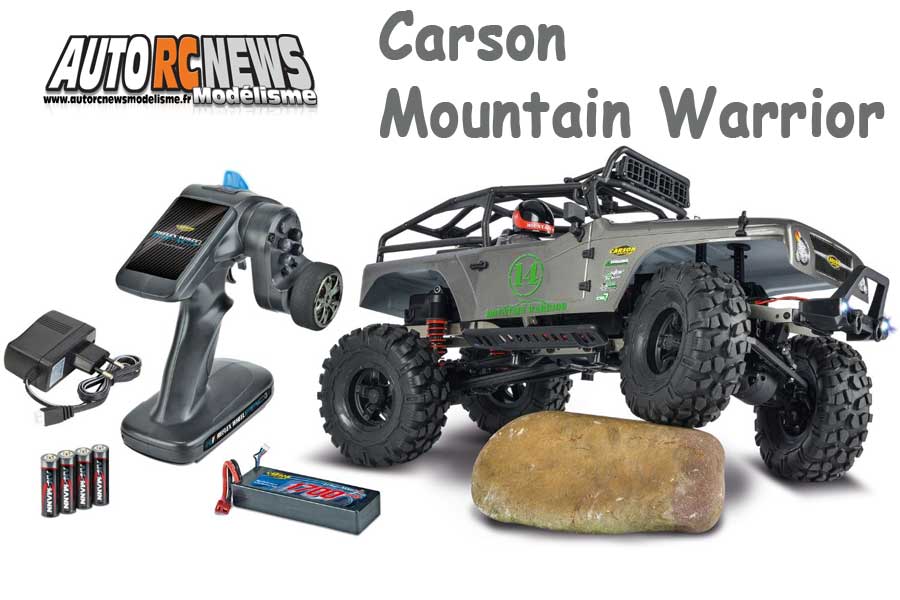 carson mountain warrior 1/10 rtr crawler réf : c500404094 carson mountain warrior 1/10 rtr crawler réf : c500404094