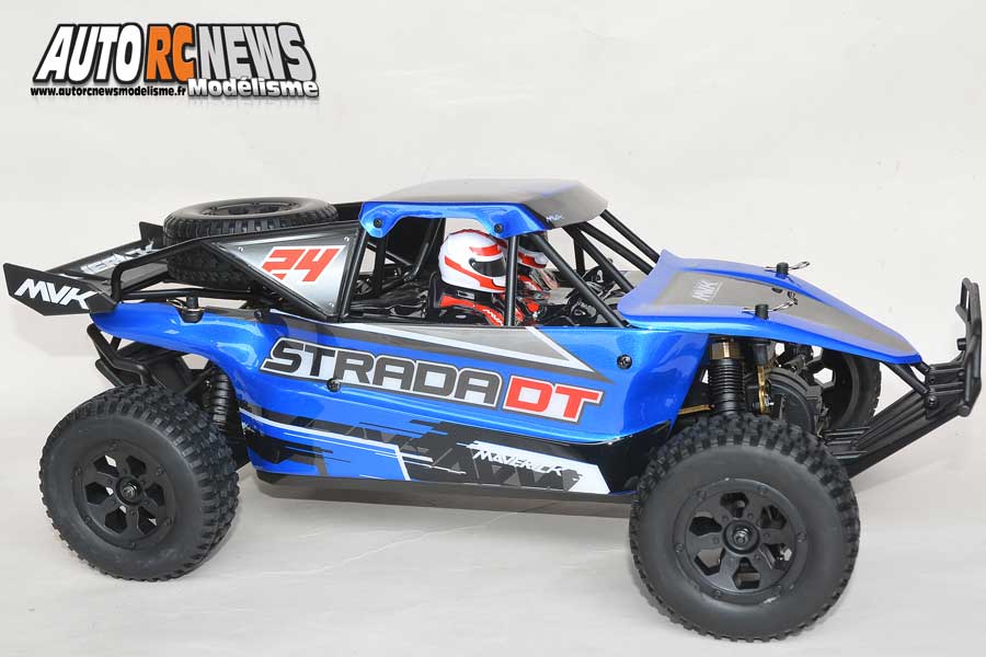 voiture électrique maverick strada dt brushed 1/10 4 x 4 rtr réf : mv12620 distribuée par avio et tiger