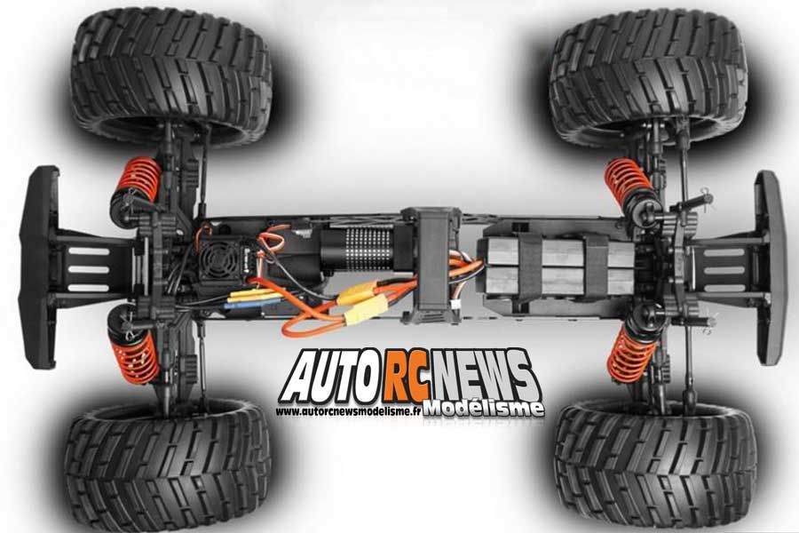 cen racing reeper 1/7 rtr 4 wd monster truck distribué par scientific mhd à marly