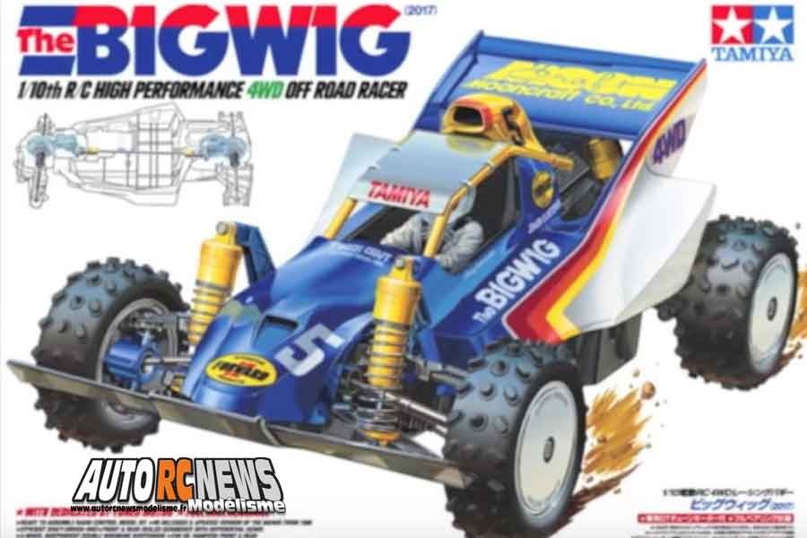 réédition du tamiya bigwig 1/10 rtr réf : 47330 importée par t2m à faulquemont.