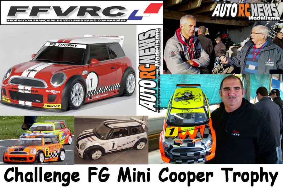 challenge fg mini cooper trophy 1/5 organisé par la ffvrc sur les cf piste 1/5 thermiques