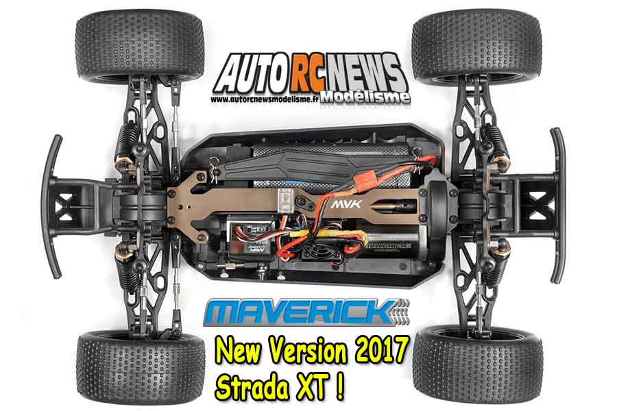 voiture électrique maverick strada xt brushless 1/10 4 x 4 rtr réf : mv12622 distribuée par avio et tiger