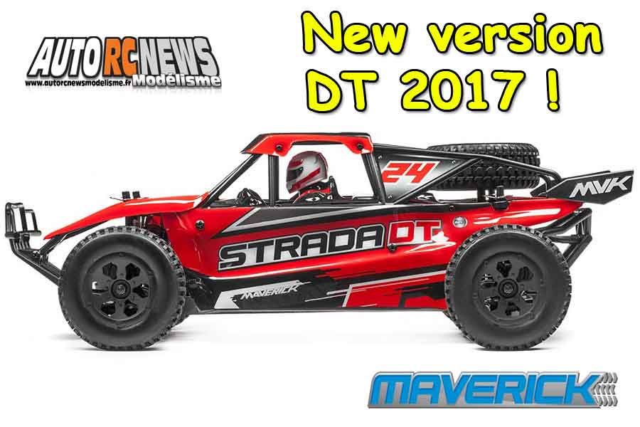 voiture électrique maverick strada dt brushless 1/10 4 x 4 rtr réf : mv12628 distribuée par avio et tiger
