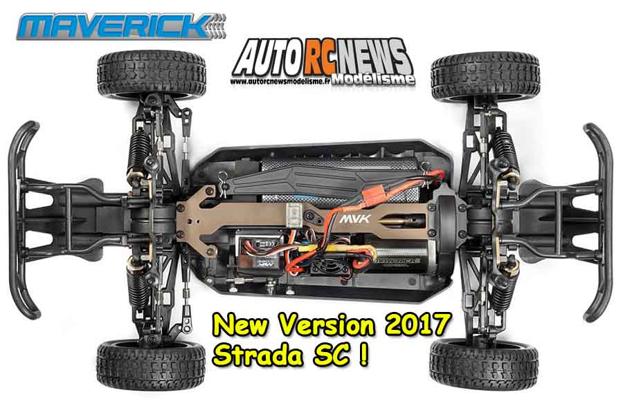 voiture électrique maverick strada sc brushless 1/10 4 x 4 rtr réf : mv12625 distribuée par avio et tiger