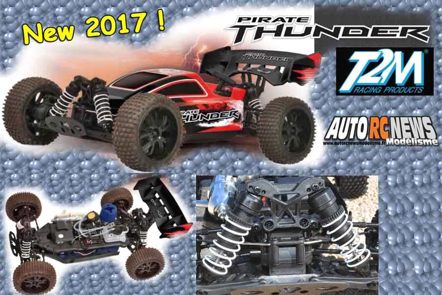 t2m pirate thunder 1/10 rtr thermique réf : t4930 distribué par t2m à faulquemont