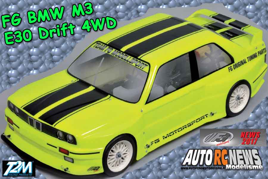 fg bmw m3 e30 drift 4wd 1/5 réf : 188059 et 188059r et 188059e en versionn brushless