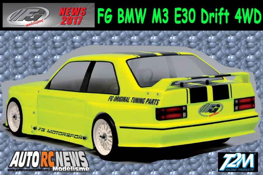 fg bmw m3 e30 drift 4wd 1/5 réf : 188059 et 188059r et 188059e en versionn brushless