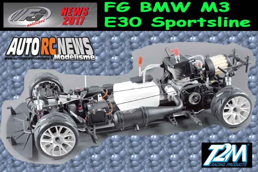 fg bmw m3 e30 sportsline 4wd 1/5 réf : 158059, 158059r et 158059e by t2m