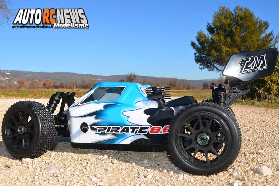 essai t2m pirate 8.6 rtr 1/8 4wd thermique réf : t4793 distribué par t2m à faulquemont