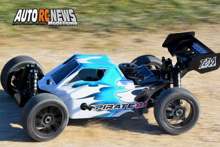 essai t2m pirate 8.6 rtr 1/8 4wd thermique réf : t4793 distribué par t2m à faulquemont
