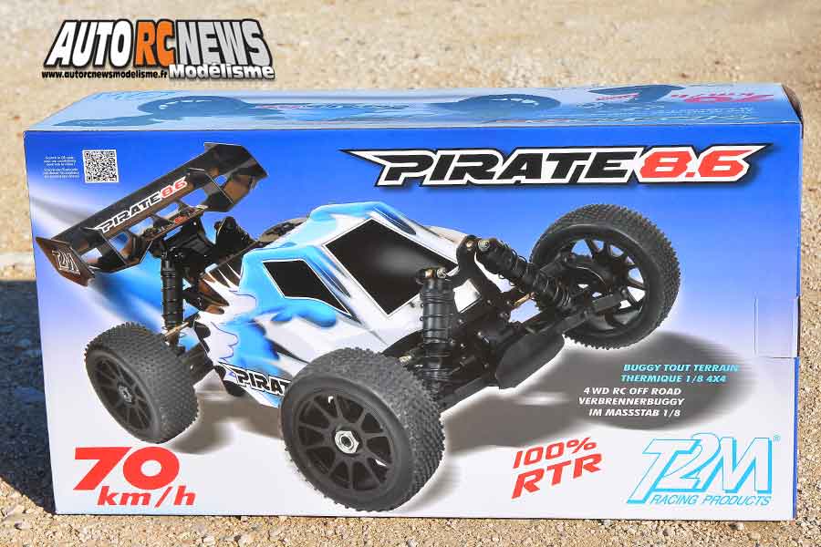 essai t2m pirate 8.6 rtr 1/8 4wd thermique réf : t4793 distribué par t2m à faulquemont