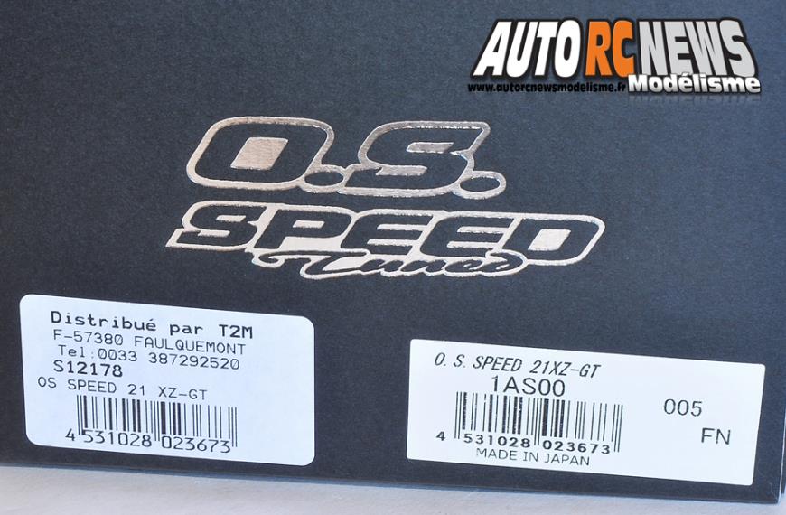 moteur os speed 21 xz gt réf : s12178 vendu par t2m pour voitures pistes 1/8 thermiques et rallygame