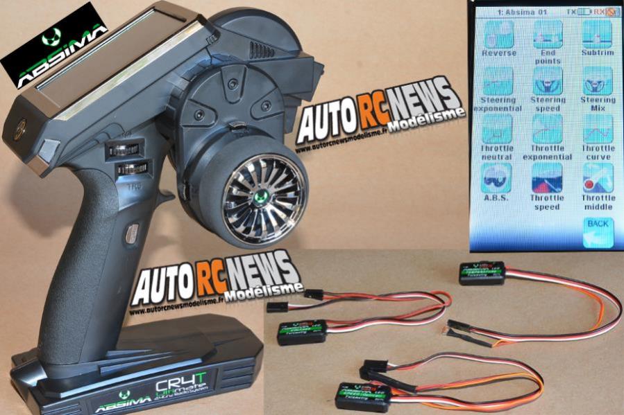 radio absima cr4t ultimate réf : 2000005 en 2.4 ghz distribuée par gvpracing radio absima cr4t ultimate réf : 2000005 en 2.4 ghz distribuée par gvpracing