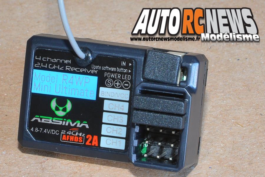 radio absima cr4t ultimate réf : 2000005 en 2.4 ghz distribuée par gvpracing