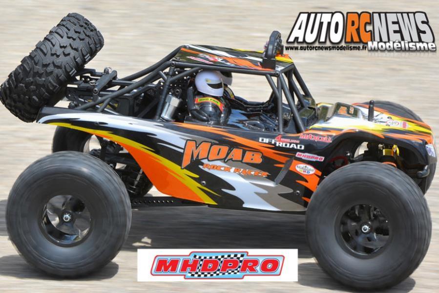 essai mhdpro moab rock racer 1/10 réf : Z6000018 distribué par scientific mhd