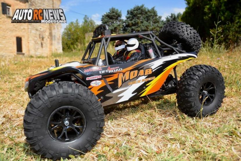 essai mhdpro moab rock racer 1/10 réf : Z6000018 distribué par scientific mhd