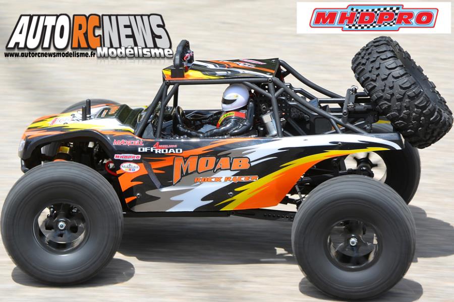 essai mhdpro moab rock racer 1/10 réf : Z6000018 distribué par scientific mhd