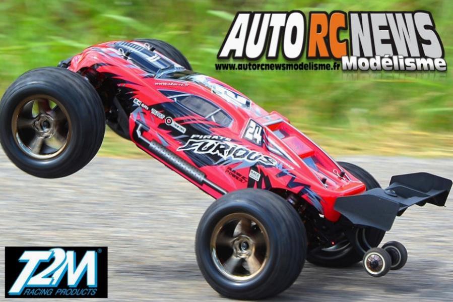 pirate furious xl t2m réf : t4924 truggy tt 1/10ème électrique 4 x 4 avec moteur brushless distribué par t2m à faulquemont.