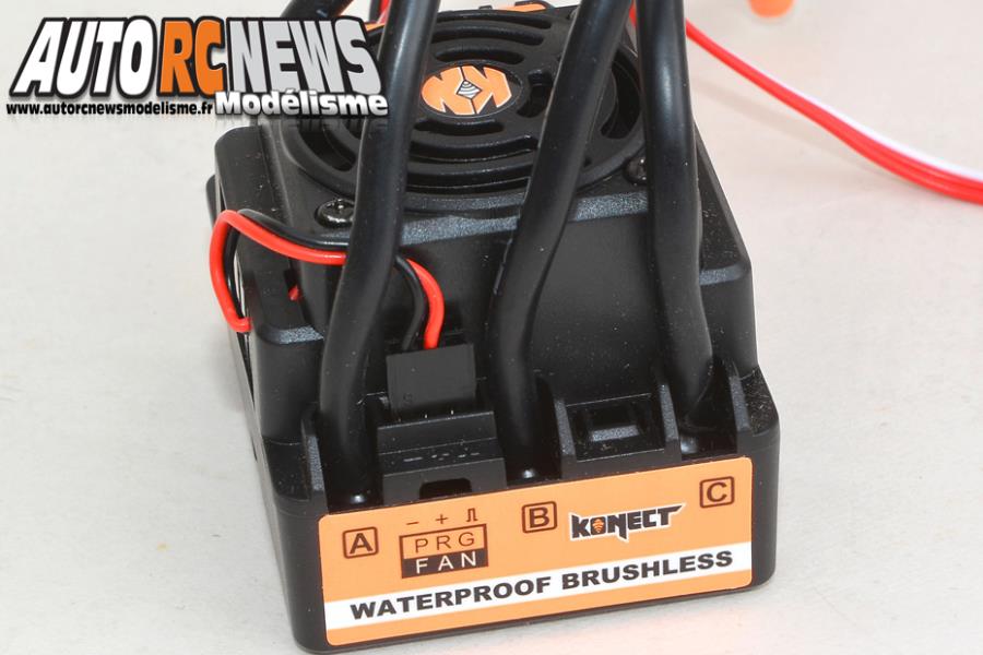 combo konect brushless 1/8 150 ampères wp + moteur 4 pôles 2050 kv distribué par imodel